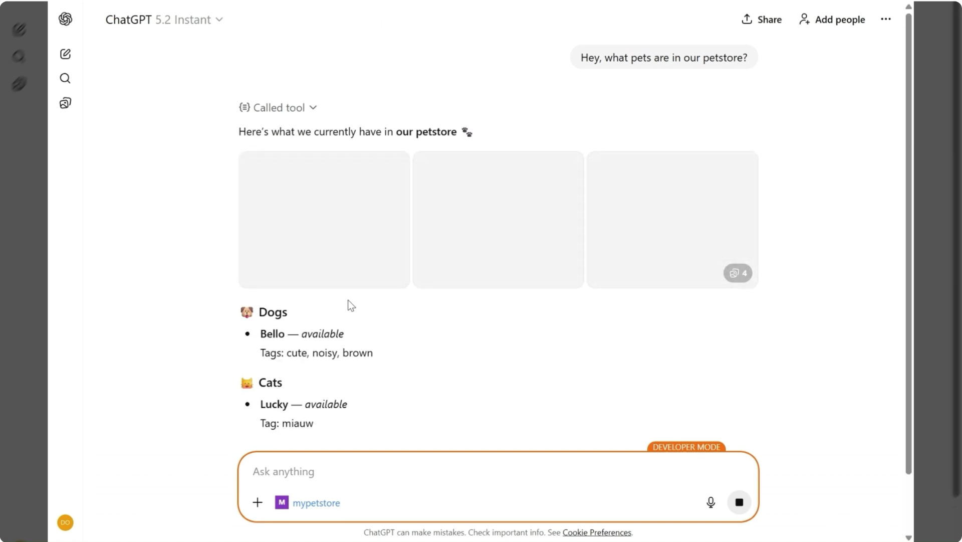 Querying Pets Through MCP