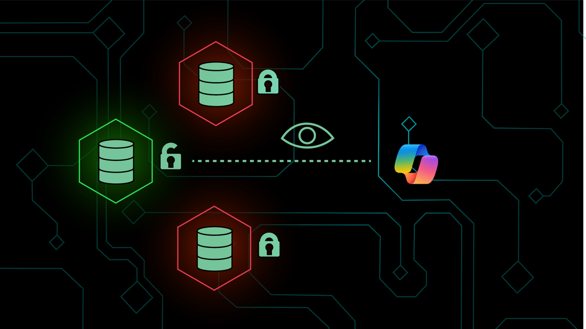 Data access control and observability between databases and Microsoft Copilot